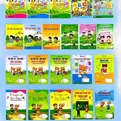Chuẩn Bị Tâm Thế Cho Bé Vào Lớp 1: Vở Tập Tô - Tập Viết Nét Cơ Bản