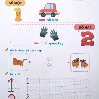Chuẩn Bị Vào Lớp 1 - Vở Bé Làm Quen Với Toán (Dành Cho 5-6 Tuổi)