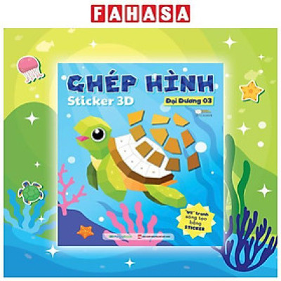 Sách - Ghép Hình Sticker 3D - Đại Dương 03