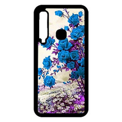 Ốp lưng cho Samsung Galaxy A9 2018 HOA HỒNG XANH 1 - Hàng chính hãng