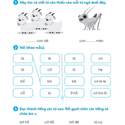 Bài Tập Bổ Trợ Tiếng Việt Cơ Bản Và Nâng Cao Lớp 1 - Tập 1_MEGA
