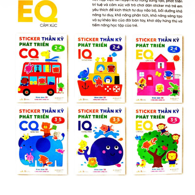 Sticker Thần Kỳ - Phát Triển EQ - Cảm Xúc (3-5 Tuổi)