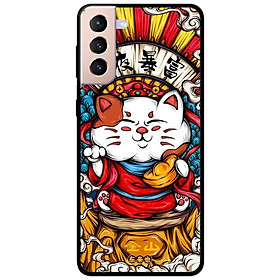 Ốp lưng dành cho Samsung Galaxy S22 - S22 Plus - S22 Ultra - mẫu Chú Mèo Thần Tài