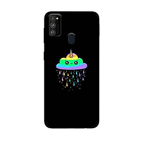 Ốp Lưng in cho Samsung Galaxy M30s Mẫu Mây Kỳ Lân - Hàng Chính Hãng