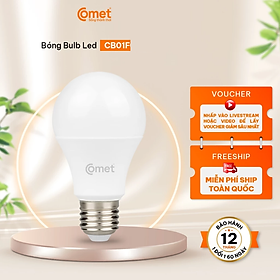 Bóng đèn Led Bulb Comet CB01F0126 công suất 12W ánh sáng trắng
