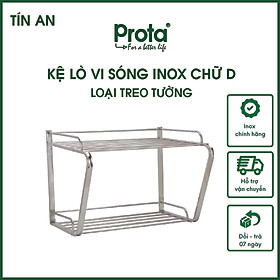 Kệ Lò Vi Sóng Inox Treo Tường Cao Cấp Loại Lớn Chắc Chắn Prota - PT-972
