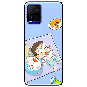 Ốp lưng dành cho Vivo Y21 - Vivo Y21s mẫu Mèo Và Nô Ngủ