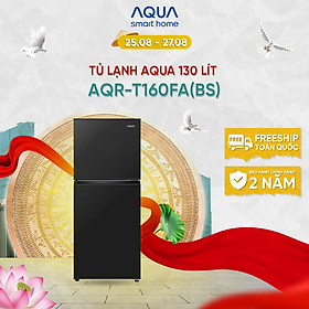 Tủ lạnh AQUA ngăn đá trên 130L AQR-T160FA(BS) - Freeship toàn quốc - Hàng chính hãng - Bảo hành 2 năm