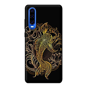 Ốp lưng in cho Huawei P30 mẫu Cá Chép Vàng - Hàng chính hãng