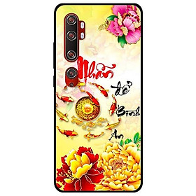 Ốp lưng dành cho Xiaomi Mi Note 10 - Mi Note 10 Pro - mẫu Thư Pháp Nhẫn Bình An
