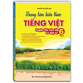 Sách - Trọng Tâm Kiến Thức Tiếng Việt - Luyện Thi Vào Lớp 6 - Tập 2 - Có Đáp Án - Minh Thắng