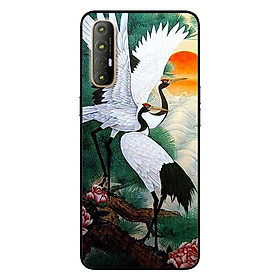 Ốp lưng dành cho Oppo Reno 3 Pro mẫu Chim Hạc