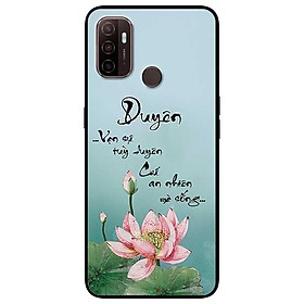 Ốp lưng dành cho Oppo A53 - A93 ( F17 Pro ) - mẫu Sen An Nhiên Mà Sống