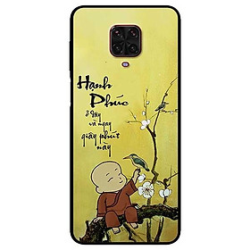 Ốp lưng dành cho Xiaomi Mi Redmi Note 9s - Note 9 Pro - Note 9 Pro Max - mẫu Hạnh Phúc Chú Tiểu Hoa Trắng