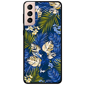 Ốp lưng dành cho Samsung Galaxy S22 - S22 Plus - S22 Ultra - mẫu Họa Tiết Hoa Xanh Dương