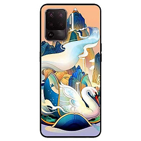 Ốp lưng dành cho Oppo A54 - A74 - A94 - mẫu Thác Thiên Nga