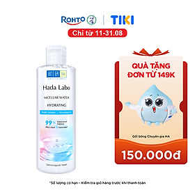 Nước tẩy trang sạch sâu dưỡng ẩm Hada Labo Micellar Water Hydrating 240ml
