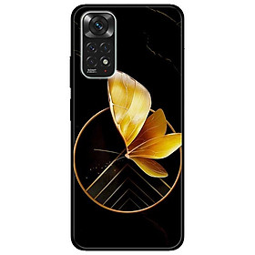 Ốp lưng dành cho Xiaomi Redmi Note 11 4G - Vòng Tròn Bướm Vàng