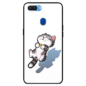 Ốp lưng in cho Realme 2 Mẫu Mèo Sọc
