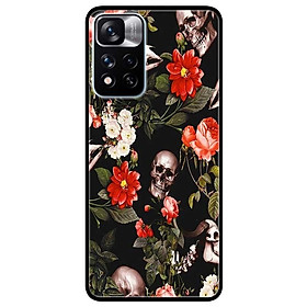 Ốp lưng dành cho Xiaomi Redmi Note 11 Pro 5G ( Bản Nội Địa ) - Hoa Đỏ Trắng