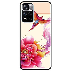 Ốp lưng dành cho Xiaomi Redmi Note 11 Pro 5G ( Bản Nội Địa ) mẫu Mẫu Đơn Két