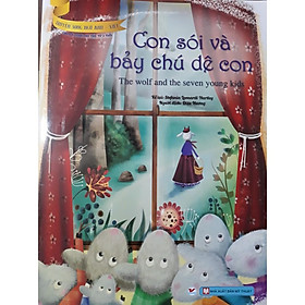 Sách - Truyện Song Ngữ Anh Việt - Con Sói Và Bảy Chú Dê Con - Tân Việt Books