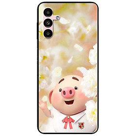 Ốp lưng dành cho Samsung A13 5G - Samsung A33 5G mẫu Heo Áo Trắng Nơ Đỏ