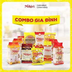 Combo Mì Nui Bún Khô Bánh Canh Mikiri Sạch – Combo Gia Đình 6 Món Tiện Lợi Không Phẩm Màu