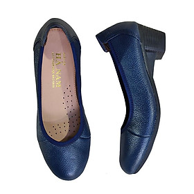 Giày Búp Bê Nữ Cao Gót HA NAM Da Bò Thật Thời Trang Cao Cấp 5cm GBBN2079