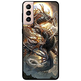 Ốp lưng dành cho Samsung Galaxy S22 - S22 Plus - S22 Ultra - mẫu Rồng Trăng