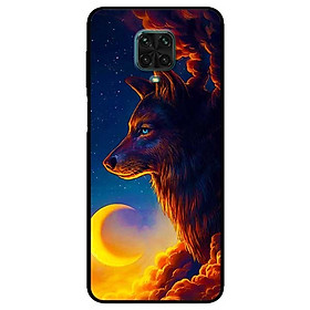 Ốp lưng dành cho Xiaomi Redmi 9s - 9 Pro - 9 Promax mẫu Sói Và Mặt Trăng