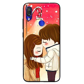 Ốp lưng in cho Xiaomi Redmi Note 7 mẫu Couple Ôm Nhau - Hàng chính hãng