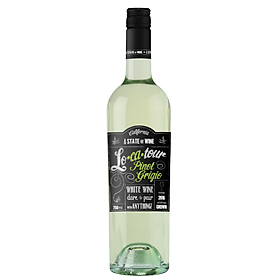 Rượu vang trắng Mỹ, Locatour, Pinot Grigio, California 