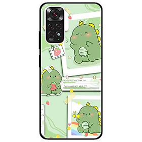 Ốp lưng dành cho Xiaomi Redmi Note 11 4G - Redmi Note 11 5G / Redmi Note 11T 5G / Redmi Note 11S 5G  - Khủng Long Dâu