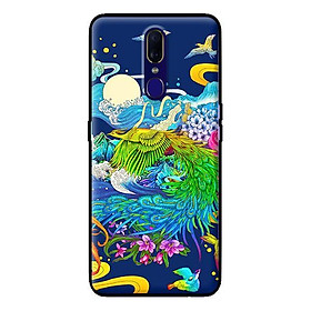 Ốp in cho Oppo F11 Phượng Hoàng Xanh - Hàng chính hãng