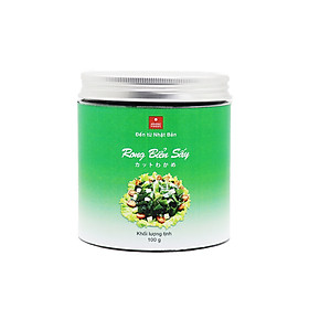 Rong biển sấy nấu canh Asuzac hũ 100 g/ Lá rong biển wakame sấy khô 
