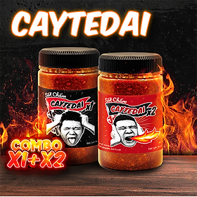 COMBO 2 Hũ Sốt Caytedai X1 và X2 - Lâm Vlog Food - Đặc Sản Tây Ninh