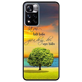 Ốp lưng dành cho Xiaomi Redmi Note 11 Pro 5G ( Bản Nội Địa ) mẫu Tâm Bất Biếnn