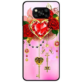 Ốp lưng dành cho Xiaomi Poco X3 mẫu Ruby Key