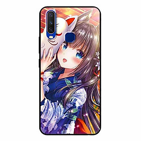 Ốp lưng in cho Vivo Y15 Cô Gái Neko