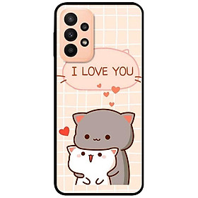 Ốp lưng dành cho Samsung A13 4G mẫu Hai Chú Mèo Ôm I Love U