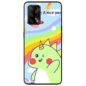 Ốp lưng dành cho Oppo A54 - A74 - A94 - mẫu Khủng Long Xanh
