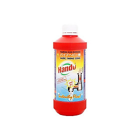 Nước thông tắc đường ống, cống Hando chai 570ml Xuất khẩu