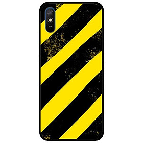 Ốp lưng dành cho Xiaomi Redmi 9A mẫu Sọc Vàng Đen