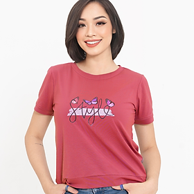LAROMA Áo Thun Nữ 01 | Mềm Mát - Thấm Hút Mồ Hôi - An Toàn Cho Da - Bền Bỉ - Co Giãn - Basic