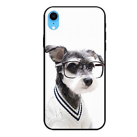 Ốp lưng cho iPhone XR Cún Đeo Kính - Hàng chính hãng