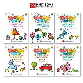 Sách - Hình Dán Thú Vị, Rèn Trí Thông Minh - Combo 10 Tập - Đinh Tị Books