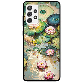 Ốp lưng cho Samsung A16 - A06 - A23 - A32 4G - A52 - M33 - Năm Sen Hồng Trắng - Hàng Chính Hãng