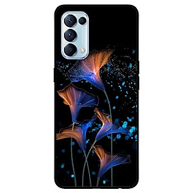 Ốp lưng dành cho Oppo Reno 5 mẫu Hoa Đêm Cam