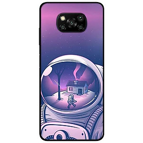Ốp lưng dành cho Xiaomi Poco X3 mẫu Du Hành Tím